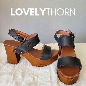 MUSSE & CLOUD // leiza retro-chic platform heels